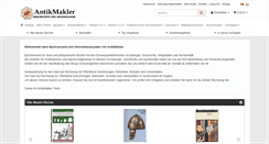 Desktop Screenshot of antikmakler.de